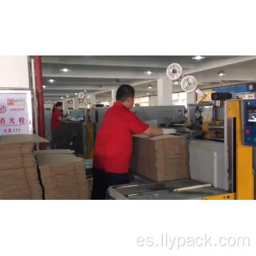 Máquina grapadora de cajas de cartón corrugado grande
